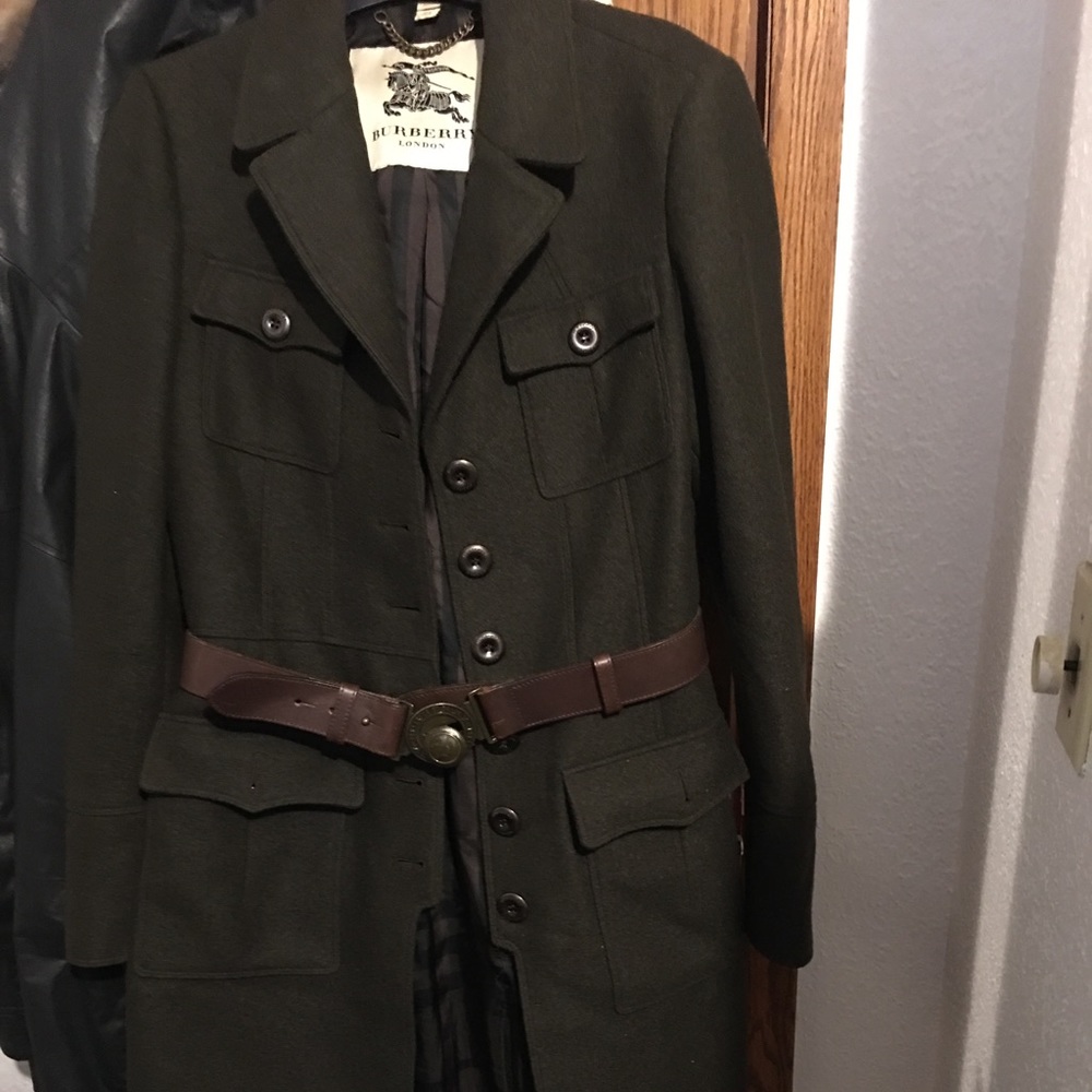 Burberry London coat 100% wool